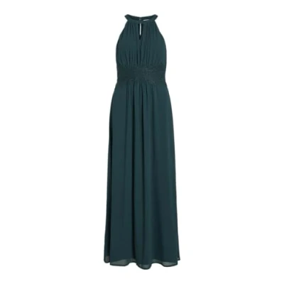 Abbildung von VILA Vimilina Halterneck NOOS Ballkleid, Damen, Größe: 40, Ponderosa pine