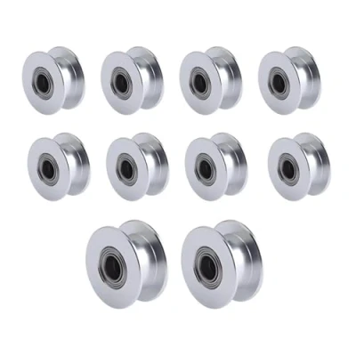 Abbildung von Super Print GT2 Umlenkrolle Idler Pulley 20 zahnlos Bohrung 5mm für 3D Drucker 6mm Breite Zahnriemen.