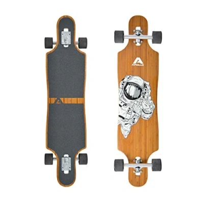 Abbildung von Twin Tip DT Fiberglas Longboards. Extrem leicht und stabil