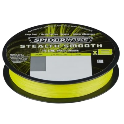 Abbildung von Spiderwire Stealth Smooth 8 Yellow Braid 0.29mm 150m Geflochtene Schnur