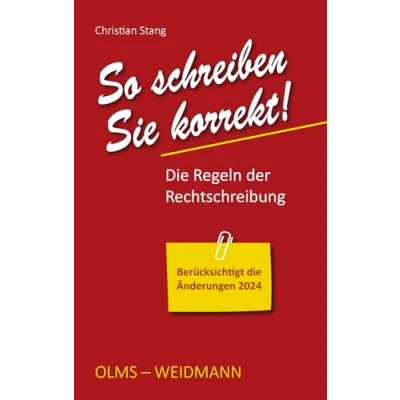 Abbildung von So schreiben Sie korrekt!: die Regeln der Rechtschreibung. Berücksichtigt Änderungen 2024