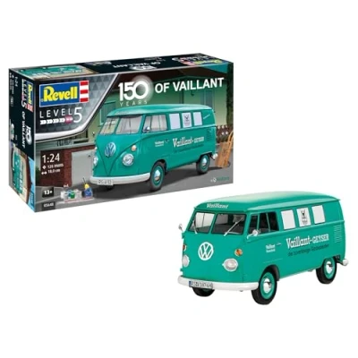 Abbildung von Revell® Modellbausatz Geschenkset VW T1 Bus 150 Jahre Vaillant, Made in Europe