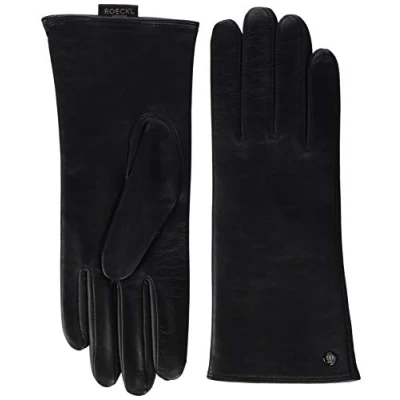 Abbildung von Roeckl Damen Klassisk træ Handschuhe, Schwarz (Black 000), 7 EU