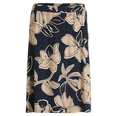 Abbildung von Betty Barclay Schlupf MIT Muster Alinienrock, Damen, Größe: 40, Dark blue beige