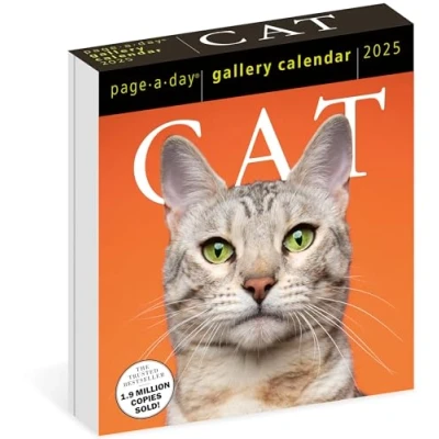 Abbildung von Cat Page A Day® Gallery Calendar 2025: Delightful of Cats for Your Desktop