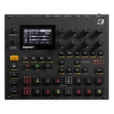 Abbildung von Elektron Synthesizer (Groove Tools, Drumcomputer), Digitakt II Drum Computer
