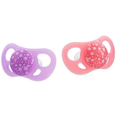 Abbildung von Twistshake Schnuller 6+ M 2er Pack, Rosa/Lila