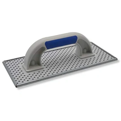 Abbildung von DEWEPRO® WDVS und Porenbeton Schleifbrett Raspelbrett Reibebrett mit verzinktem Stahlblech Raspelbelag 270x130mm Egalisierungsbrett Handschleifer
