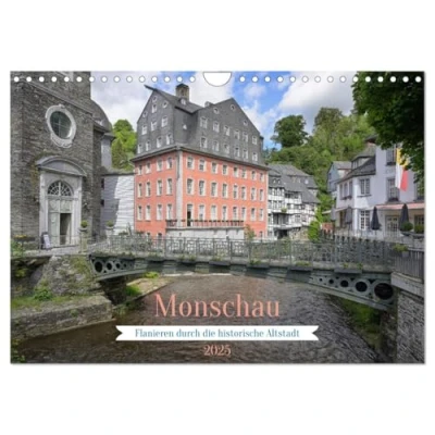 Abbildung von Monschau Flanieren durch die historische Altstadt (Wandkalender 2025 DIN A4 quer), CALVENDO Monatskalender: Ein fotografischer Streifzug (CALVENDO Orte)