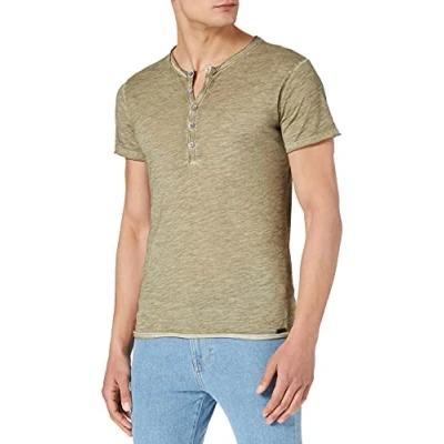 Abbildung von KEY LARGO Herren Lemonade Button T Shirt, Green (1500), L