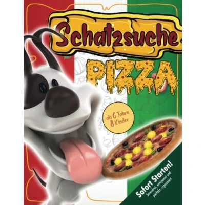 Abbildung von Pizza Schatzsuche Kindergeburtstag ab 6 Jahre: Sofort starten mit dieser allumfassenden schmackofatzen starken Schnitzeljagd. Ideal für vielbeschäftigte Eltern. (Bravo Schatzsuche)