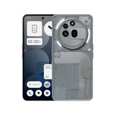 Abbildung von Nothing Phone (3a) Pro 256 GB Handy mit 50 MP Periskop Kamera, Hauptkamera, 60 facher Ultra Zoom, W Schnellladefunktion und 6,77 Zoll Flexibles FHD+ AMOLED Display Grau
