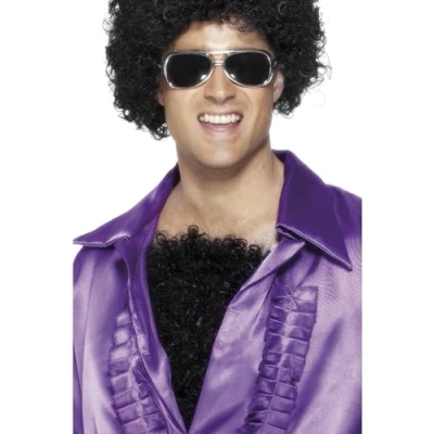 Abbildung von Smiffys Kostüm Perücke Brusthaartoupet Deluxe Haar für Fasching, Haariges Accessoire, mit dem Ihr auf jede Bad Taste Party kommt!