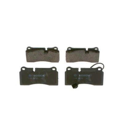 Abbildung von BOSCH 0 986 494 956 Bremsbelagsatz Low Metallic mit integriertem Verschleißwarnkontakt AUDI: R8 Coupe, Spyder