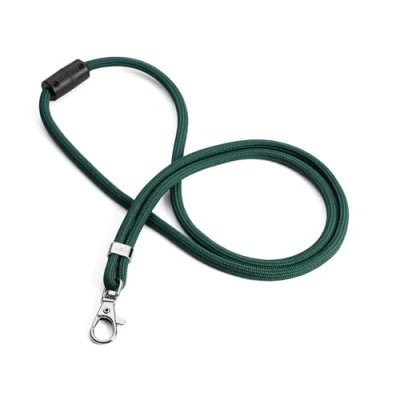 Abbildung von Durable Schlüsselband aus recyceltem rPET mit Karabiner, Bandlänge 46 cm, 10 Stück, grün, 824105