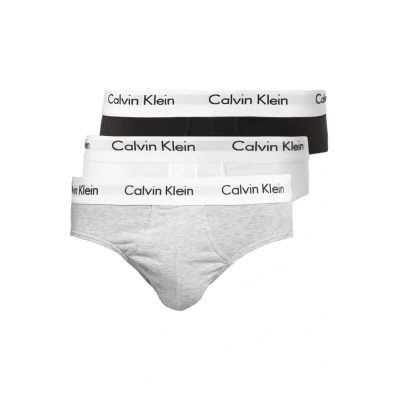 Abbildung von Calvin Klein Underwear HIP Brief 3 PACK Slip, Herren, Größe: Medium, Back/white/grey