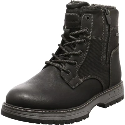 Abbildung von Tom Tailor Herren 8480060001 Mode Stiefel, Black, 42 EU