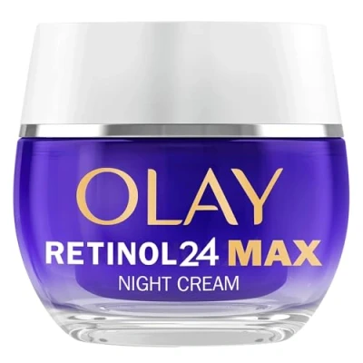 Abbildung von Olay Regenerist Retinol 24 Max Feuchtigkeitscreme für die Nacht, mit Retinoid Komplex und Niacinamid (Vitamin B3), ohne Duft, 50 ml