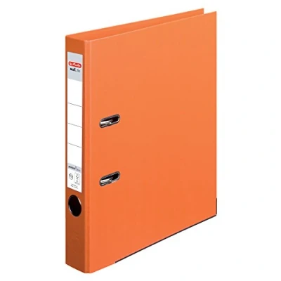 Abbildung von Herlitz Ordner Kunststoff A4 maX.file protect plus 50mm orange