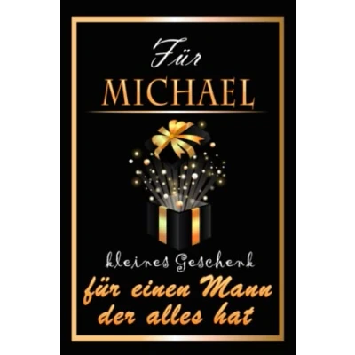 Abbildung von für Michael kleines Geschenk einen Mann der alles hat: Personalisiert Weihnachten, Geburtstag ... Notizbuch Namensgeschenk