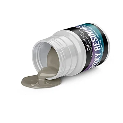 Abbildung von DIPON.DE HIGH PERFORMANCE LIQUIDS &amp; PIGMENTS Epoxidharz Epoxy Pigment Farbpaste KIESELGRAU Grey ca. RAL 7032 Profi Hochpigmentierte Paste für Resin Polyurethan Kunstharz Art