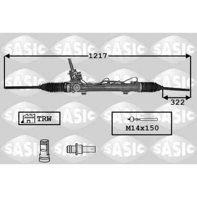 Abbildung von Lenkgetriebe SASIC 7006019