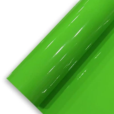 Abbildung von Könighaus (4,86/m2) Grün Glanz Autofolie 1400 x 152 cm blasenfrei mit Anleitung
