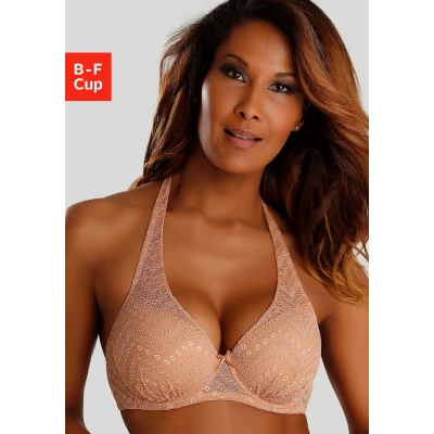 Abbildung von Lascana Schalen Bügel BH, Damen, Größe: 70B, Caramel