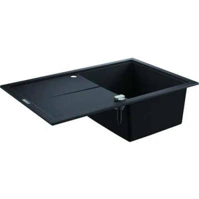 Abbildung von Grohe Granitspüle Einbauspüle K400 50 C 78/50 1.0 rev, granit schwarz, 0/0 cm