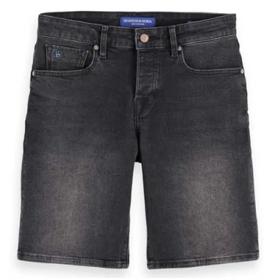 Abbildung von Scotch &amp; Soda Ralston SLIM FIT Jeans Shorts, Herren, Größe: 32, Black night