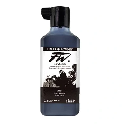 Abbildung von FW Tinte 180 ml Black India