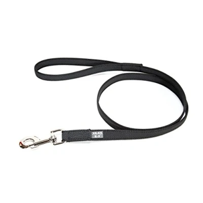 Abbildung von Julius K9 C&amp;amp G Schnur, schwarz/grau 14mm/2m mit Handgriff