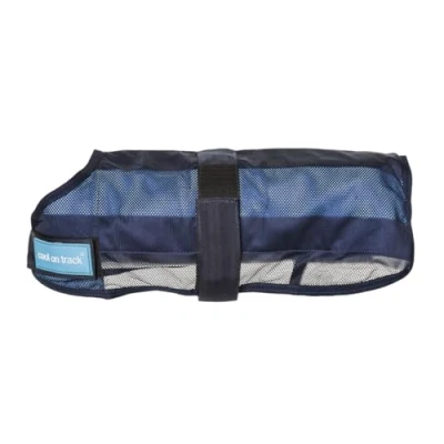 Abbildung von Back on Track Cooling Dog Coat Blau 25cm