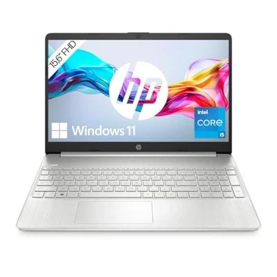 Abbildung von HP Laptop 15,6&quot; FHD Display Intel Core i5 1235U 16 GB DDR4 RAM 512 SSD Iris Xᵉ Grafikkarte Windows 11 Home im S Modus Silber