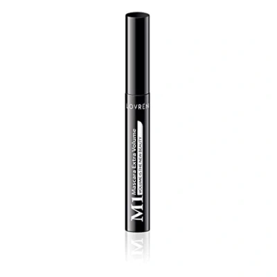 Abbildung von Lovren Mascara M1 Extra Volumen, Volumen und Krümmungsfrei, nickelfrei, Parabene, dermatologisch phthalatologisch getestet, hergestellt aus natürlichen Wachs, schwarz, 10 ml