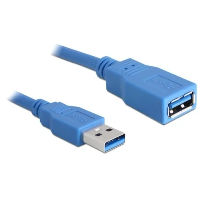 Abbildung von Delock Kabel USB 3.0 A Verlängerung Stecker Buchse 3m