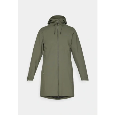 Abbildung von Didriksons BEA Parka Regenjacke / wasserabweisende Jacke, Damen, Größe: 42, Deep green