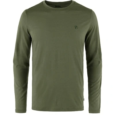 Abbildung von Fjällräven 87194 625 Abisko Wool LS M Herren Sweatshirt Laurel Green, Größe S, S