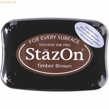 Abbildung von Tsukineko StazOn Stempelkissen Timber brown