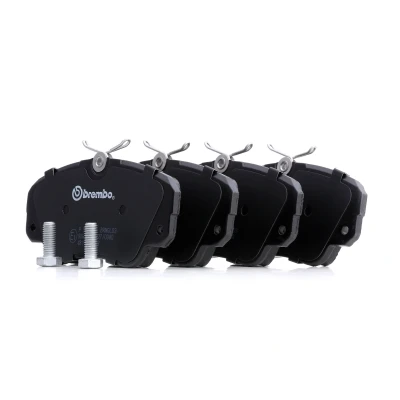Abbildung von BREMBO P 59 016 Bremsbelagsatz für Verschleißwarnanzeiger vorbereitet mit Bremssattelschrauben ohne Zubehör OPEL: Omega B Limousine, Caravan