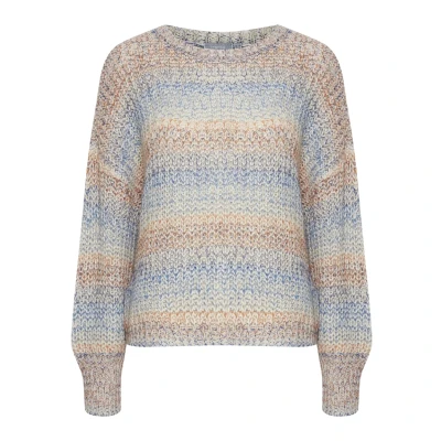 Abbildung von Fransa Strickpullover, Damen, Größe: Small, Birch mix
