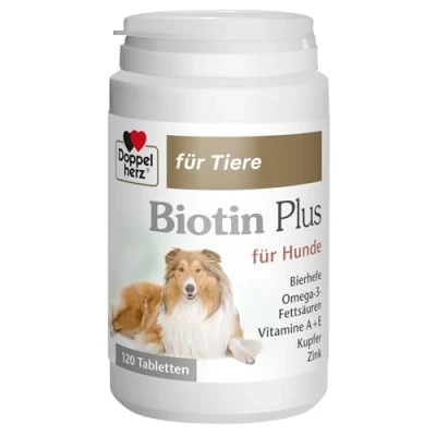 Abbildung von Doppelherz Für Tiere Biotin Plus Hunde 120 St