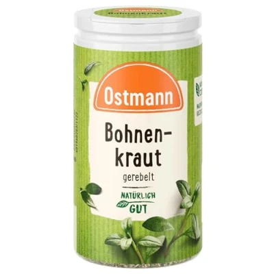 Abbildung von Ostmann Gewürze Bohnenkraut gerebelt Nachfüllbare &amp; recyclebare Verpackung 15 g in der Streudose