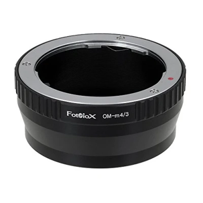 Abbildung von Fotodiox Lens Mount Adapter Compatible with Olympus OM 35mm Film Lenses on Micro Four Thirds Cameras