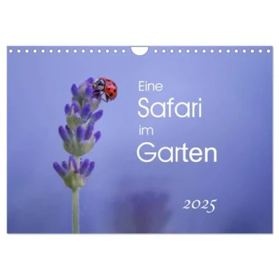 Abbildung von Eine Safari im Garten (Wandkalender 2025 DIN A4 quer), CALVENDO Monatskalender