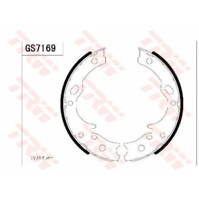 Abbildung von TRW GS7169 Handbremsbeläge