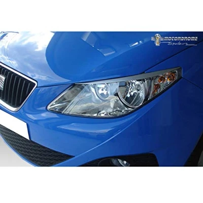 Abbildung von Satz Scheinwerferblenden Seat Ibiza 6J 3/5 türer &amp; ST 2008 2017 (ABS)