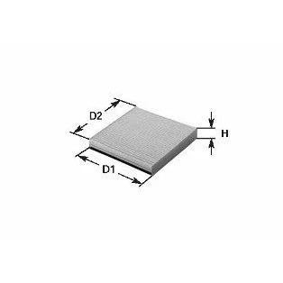 Abbildung von Filter, Innenraumluft CLEAN FILTERS NC2373