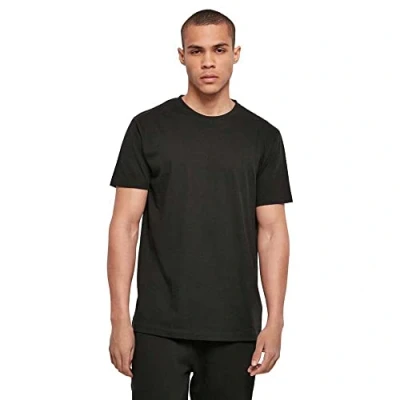 Abbildung von Build Your Brand Herren BB010 Basic Round Neck T Shirt, Black, XXL