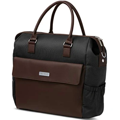 Abbildung von ABC Design Wickeltasche Jetset Aufbewahrungstasche für Windeln und Co. Auch zum Umhängen oder als Rucksack tragbar Mit Zubehör Farbe: Gravel